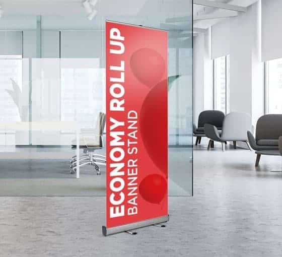Economy Roll Up Banner Stand